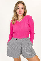 Timeless Twist Cable Knit Fine Gauge Pullover - FINAL SALE - Madison and Mallory