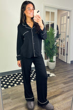 Time to Unwind Button Down Pajama Set - BACK IN STOCK - Madison and Mallory
