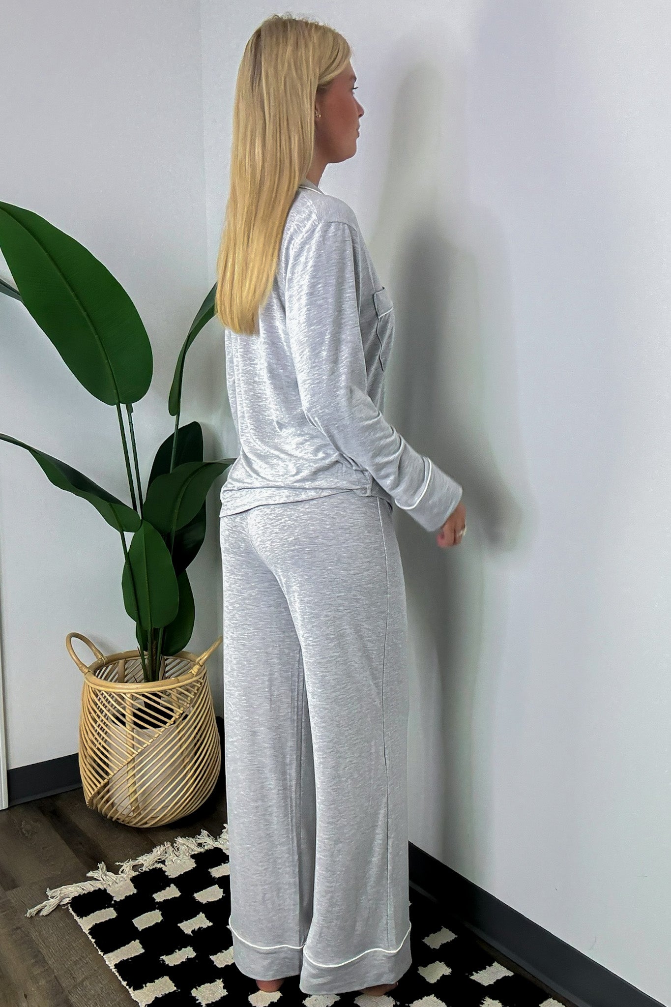 Time to Unwind Button Down Pajama Set - BACK IN STOCK - Madison and Mallory