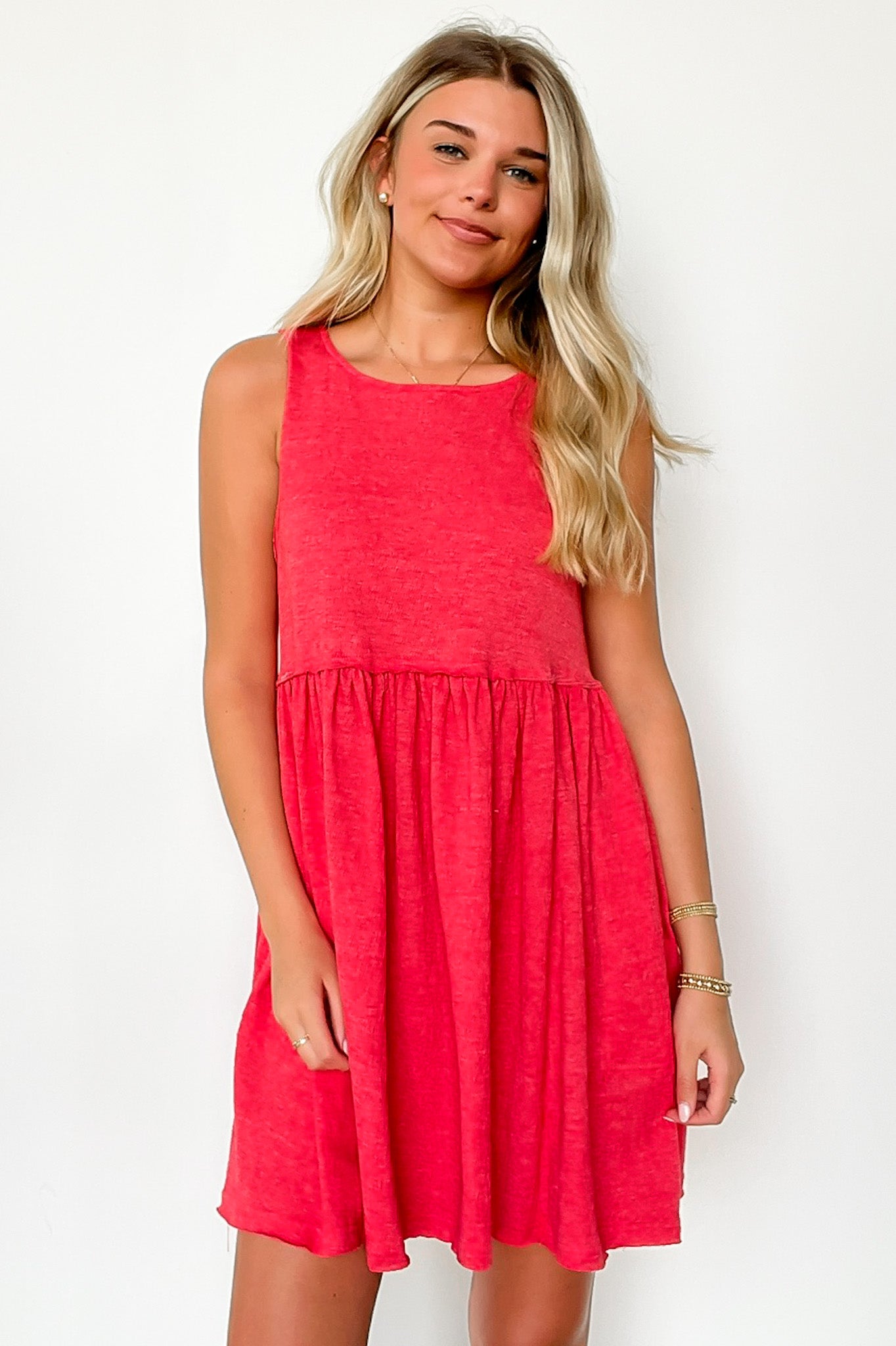  Torie Flowy Babydoll Dress - FINAL SALE - Madison and Mallory