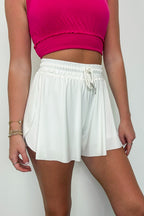 To the Beat Activewear Two In One Flowy Shorts - FINAL SALE - Madison and Mallory