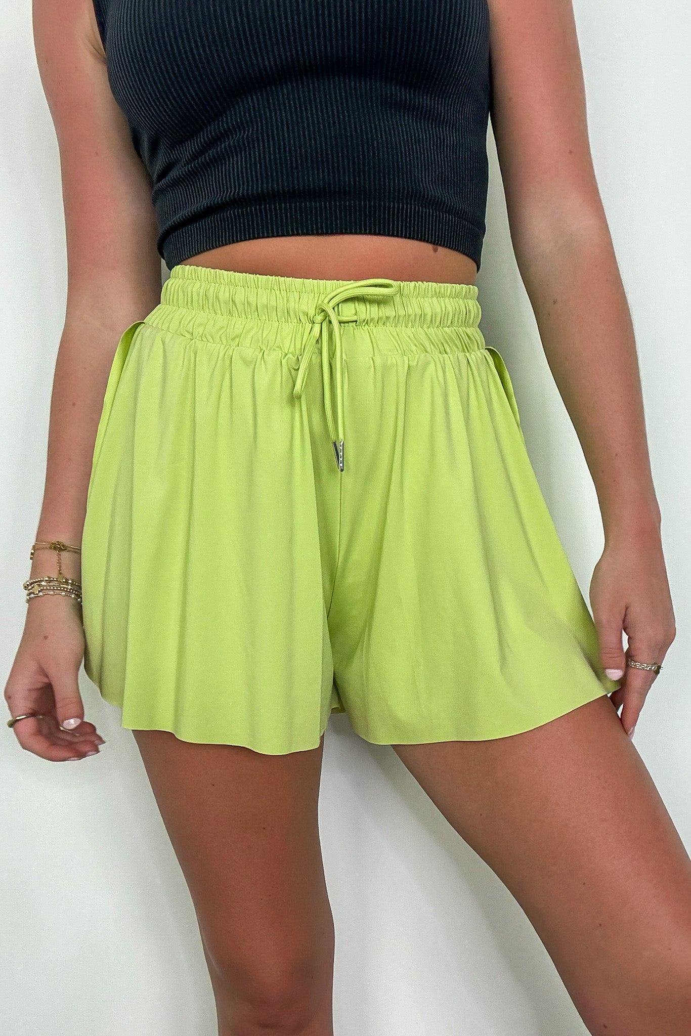  To the Beat Activewear Two In One Flowy Shorts - BACK IN STOCK - Madison and Mallory