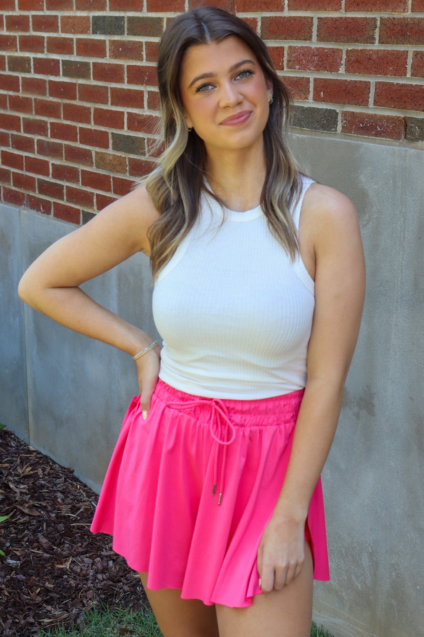 To the Beat Activewear Two In One Flowy Shorts - FINAL SALE - Madison and Mallory