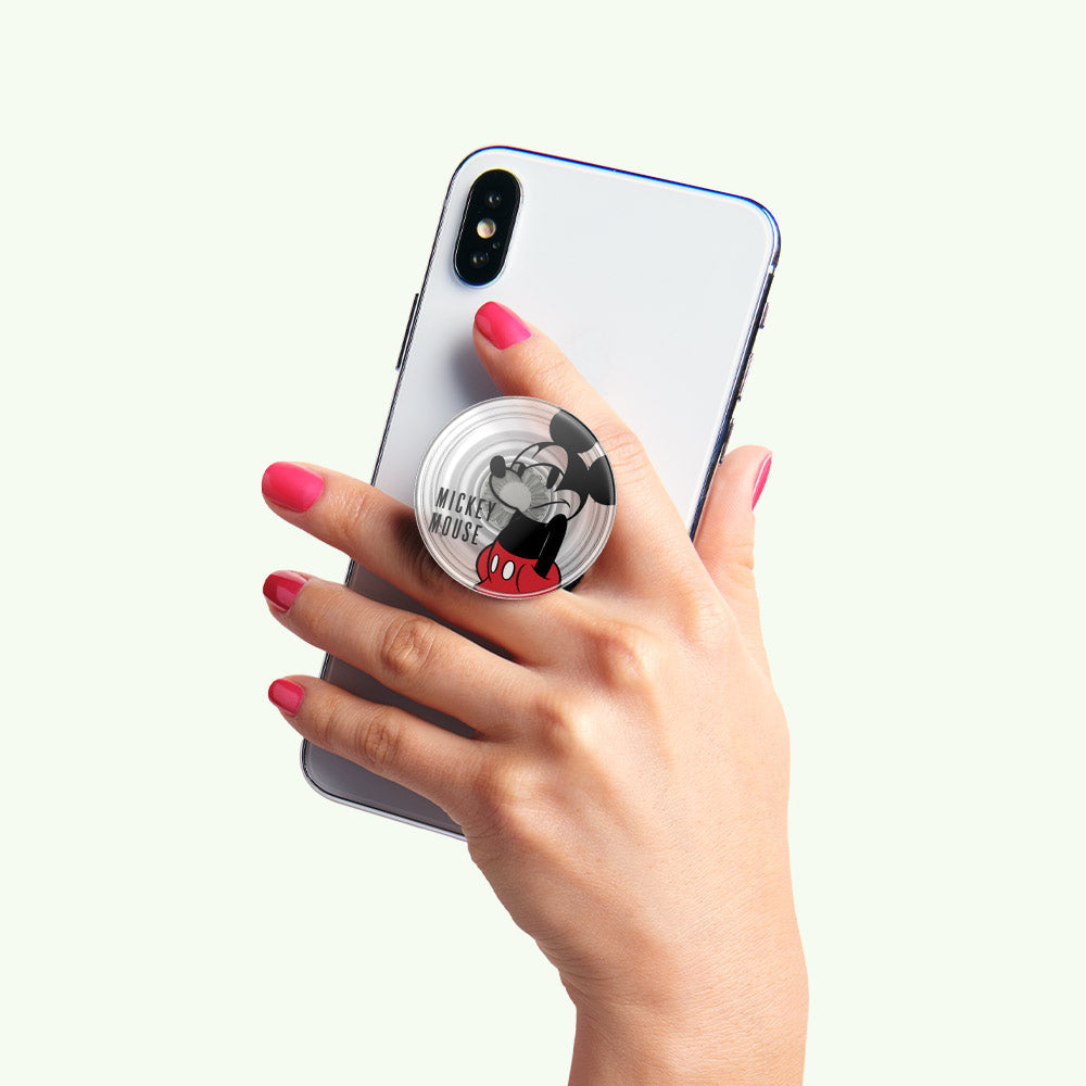  PopSockets Phone Grip - Translucent Mickey Smirk - Madison and Mallory