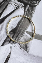 Gold Trina Two Tone Beaded Bracelet - FINAL SALE - Madison and Mallory