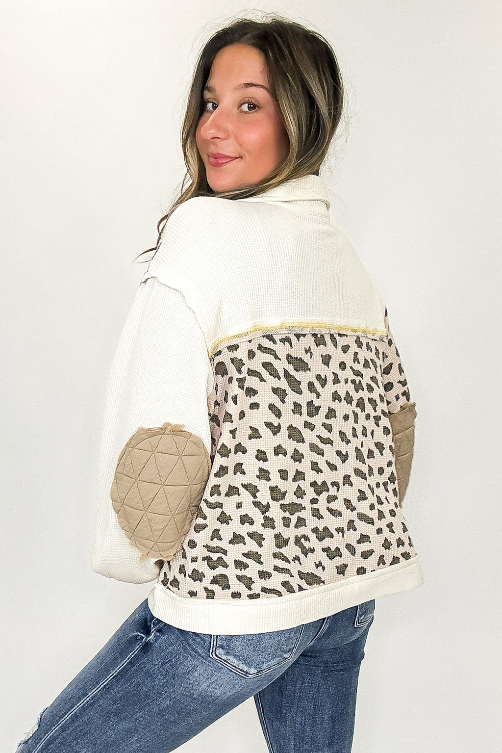 Untamed Edge Animal Print Contrast Shacket - FINAL SALE - Madison and Mallory
