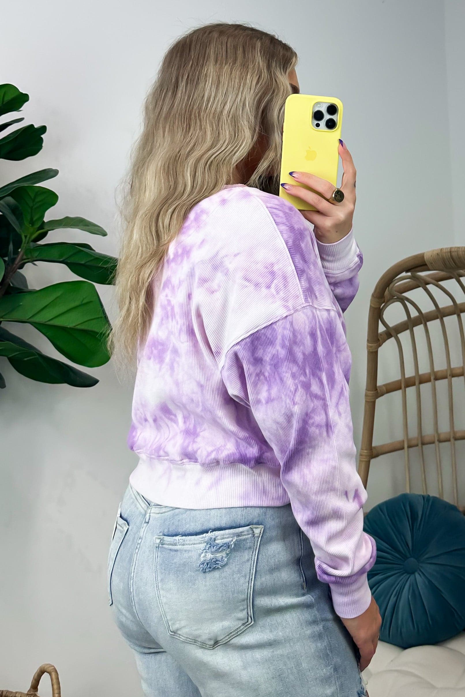 Up on a Tuesday Tie Dye Sweatshirt - FINAL SALE - Madison and Mallory