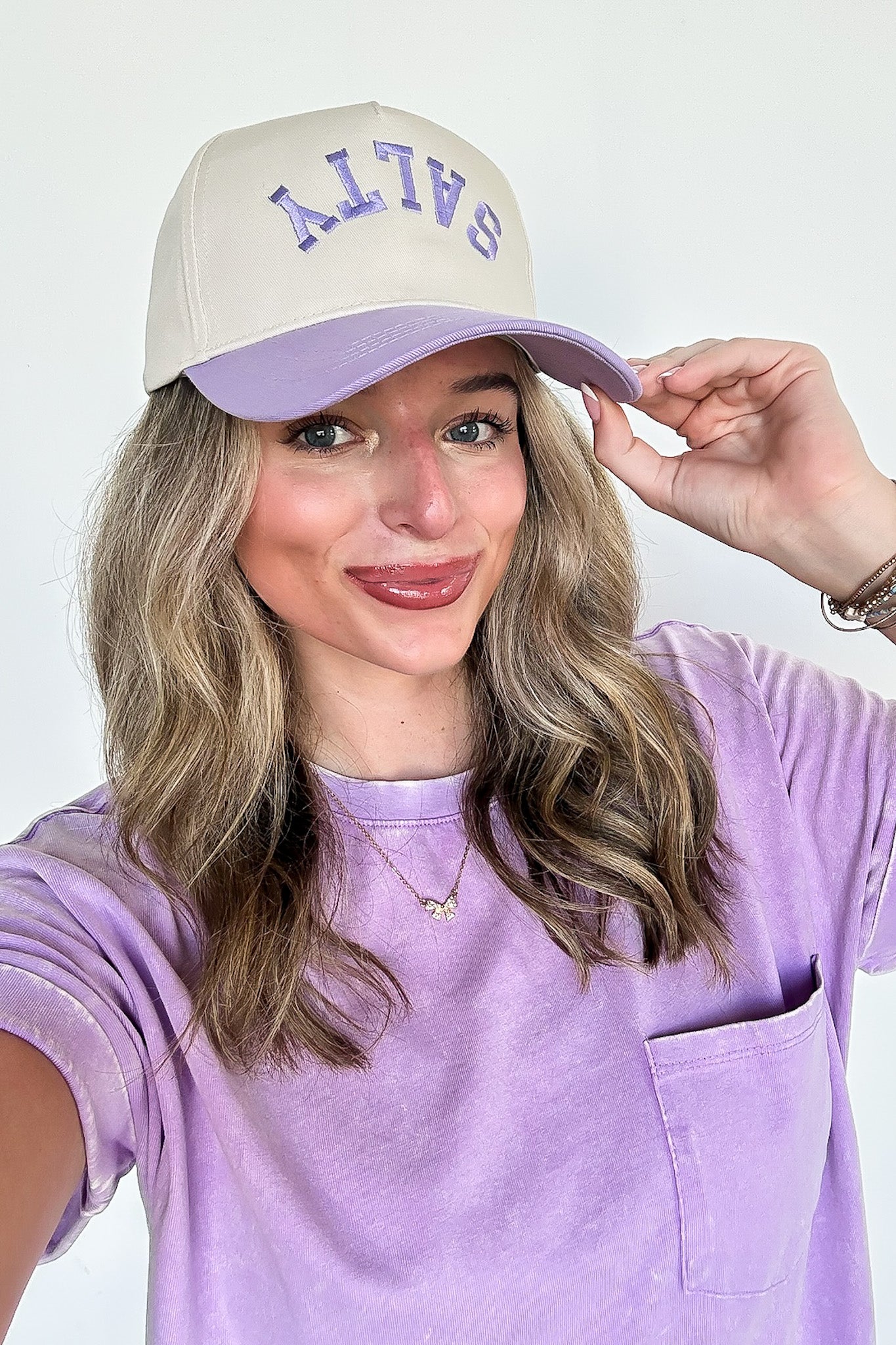 Upside Down SALTY Embroidered Hat - Madison and Mallory