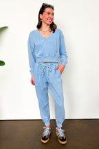 Urban Ease Mineral Washed Joggers - Madison and Mallory