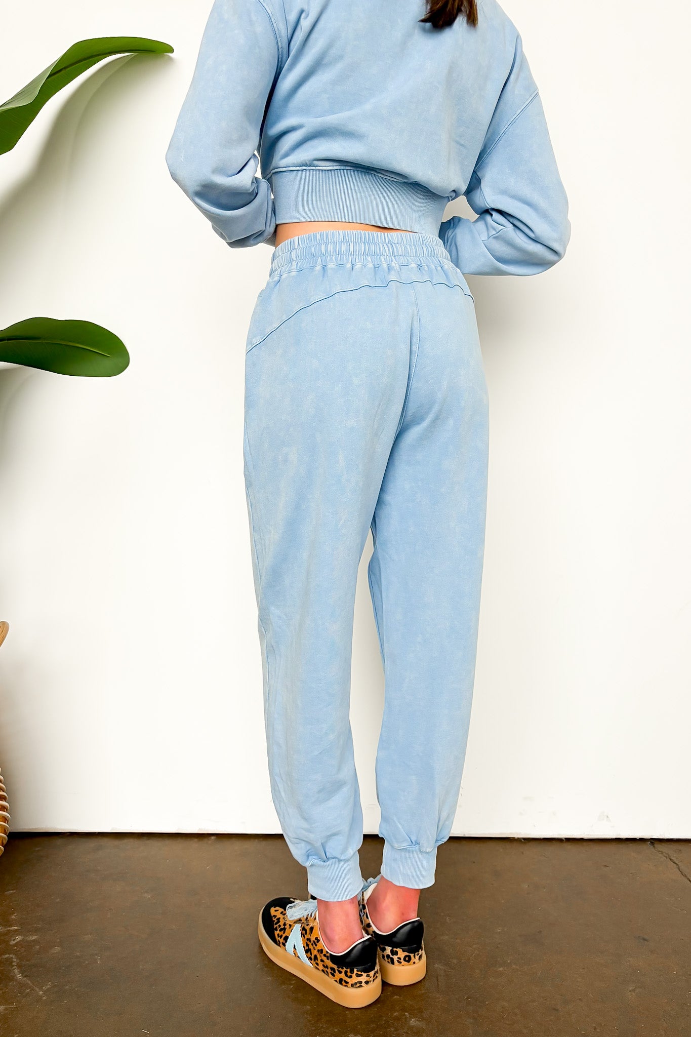 Urban Ease Mineral Washed Joggers - Madison and Mallory