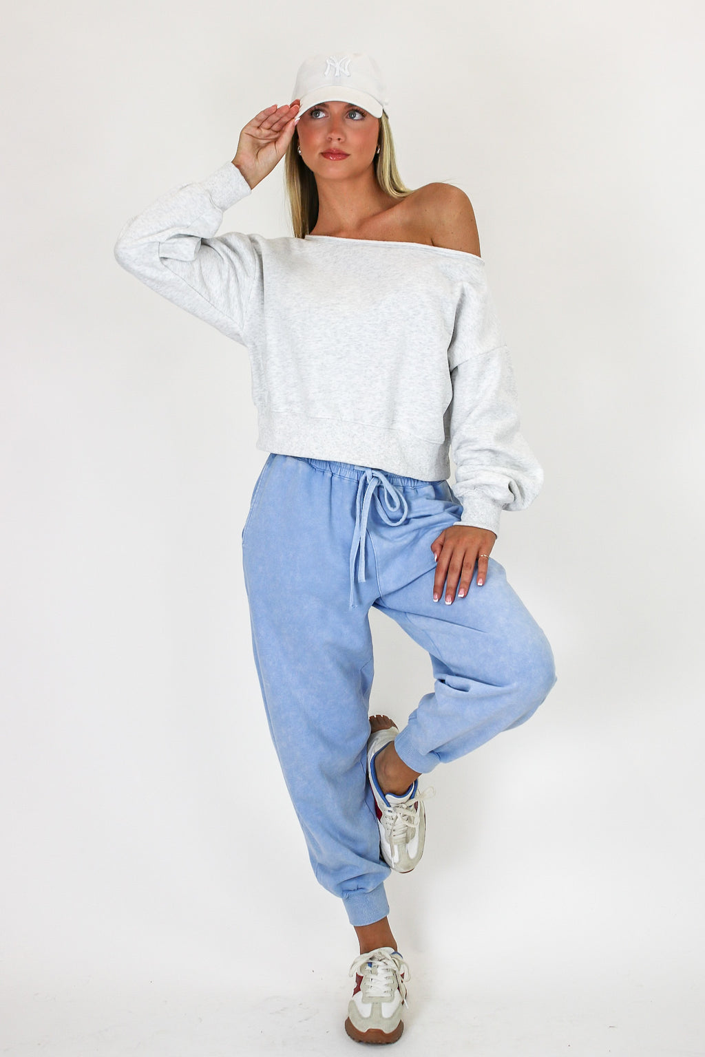Urban Ease Mineral Washed Joggers - Madison and Mallory