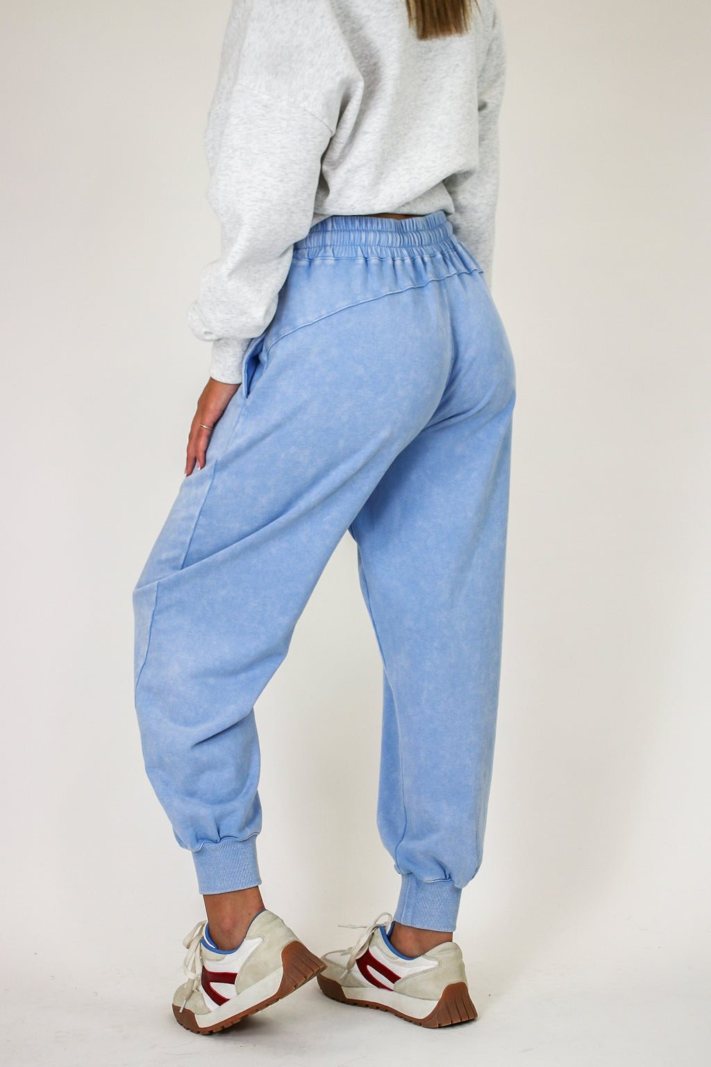 Urban Ease Mineral Washed Joggers - Madison and Mallory