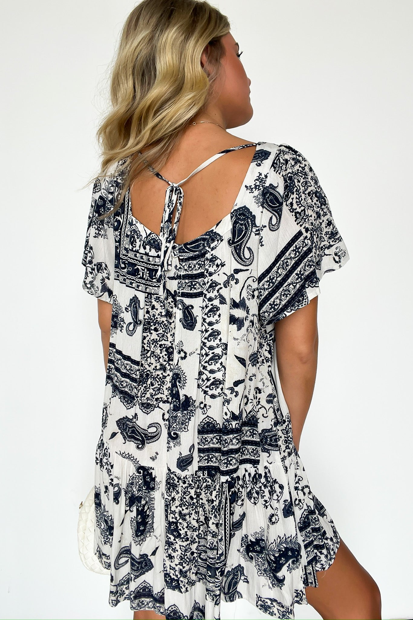  Valla Bandana Print Flowy Tunic Dress - FINAL SALE - Madison and Mallory