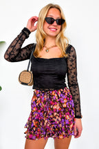 Victorian Whisper Scalloped Lace Long Sleeve Top - Madison and Mallory