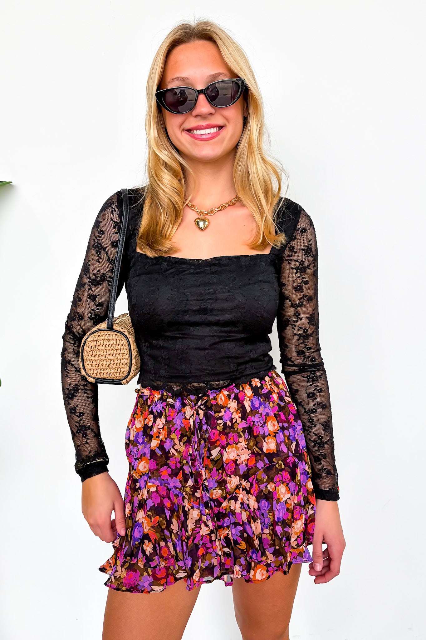Victorian Whisper Scalloped Lace Long Sleeve Top - Madison and Mallory