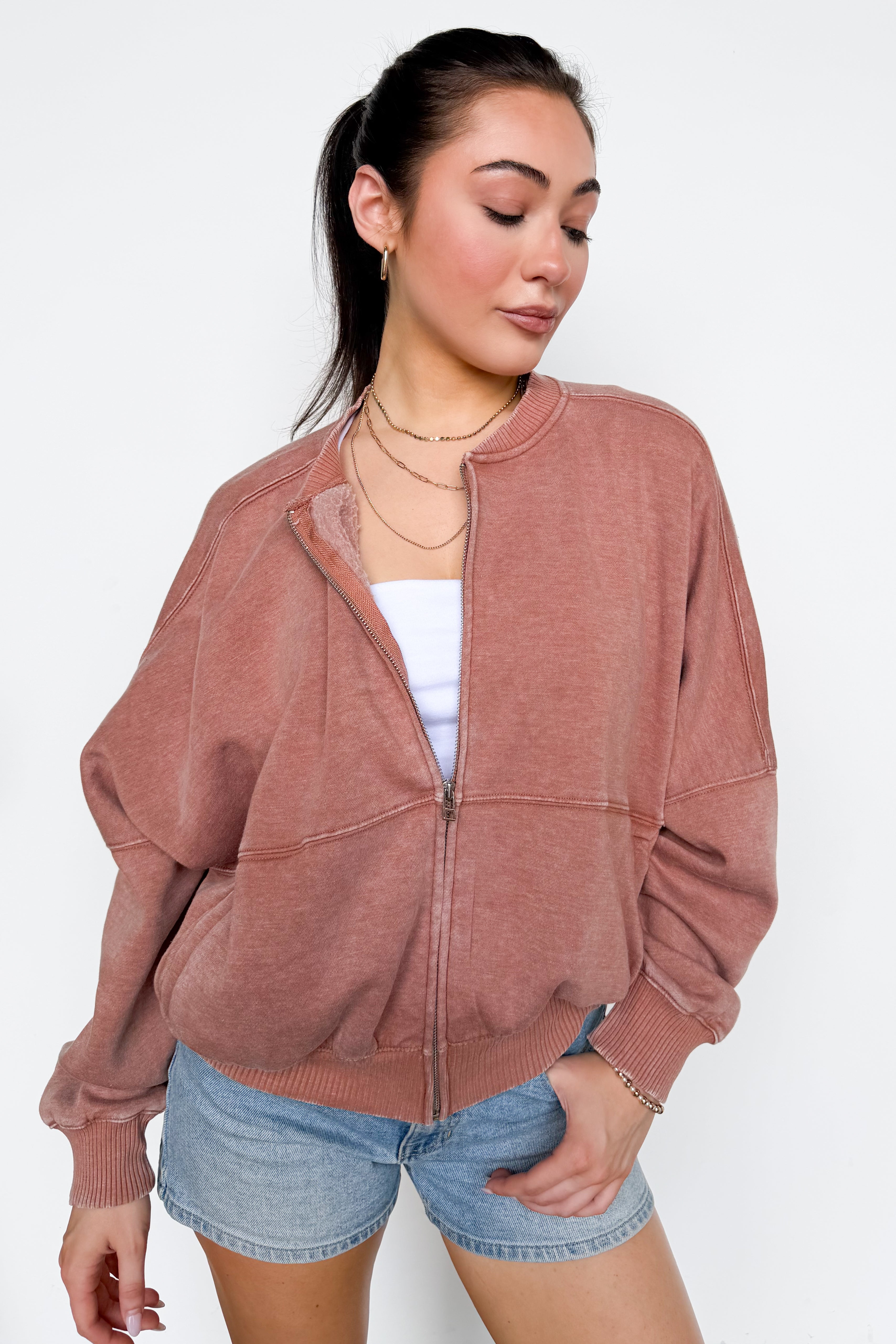 Vintage Drift Acid Washed Fleece Jacket - BACK IN STOCK - Madison and Mallory