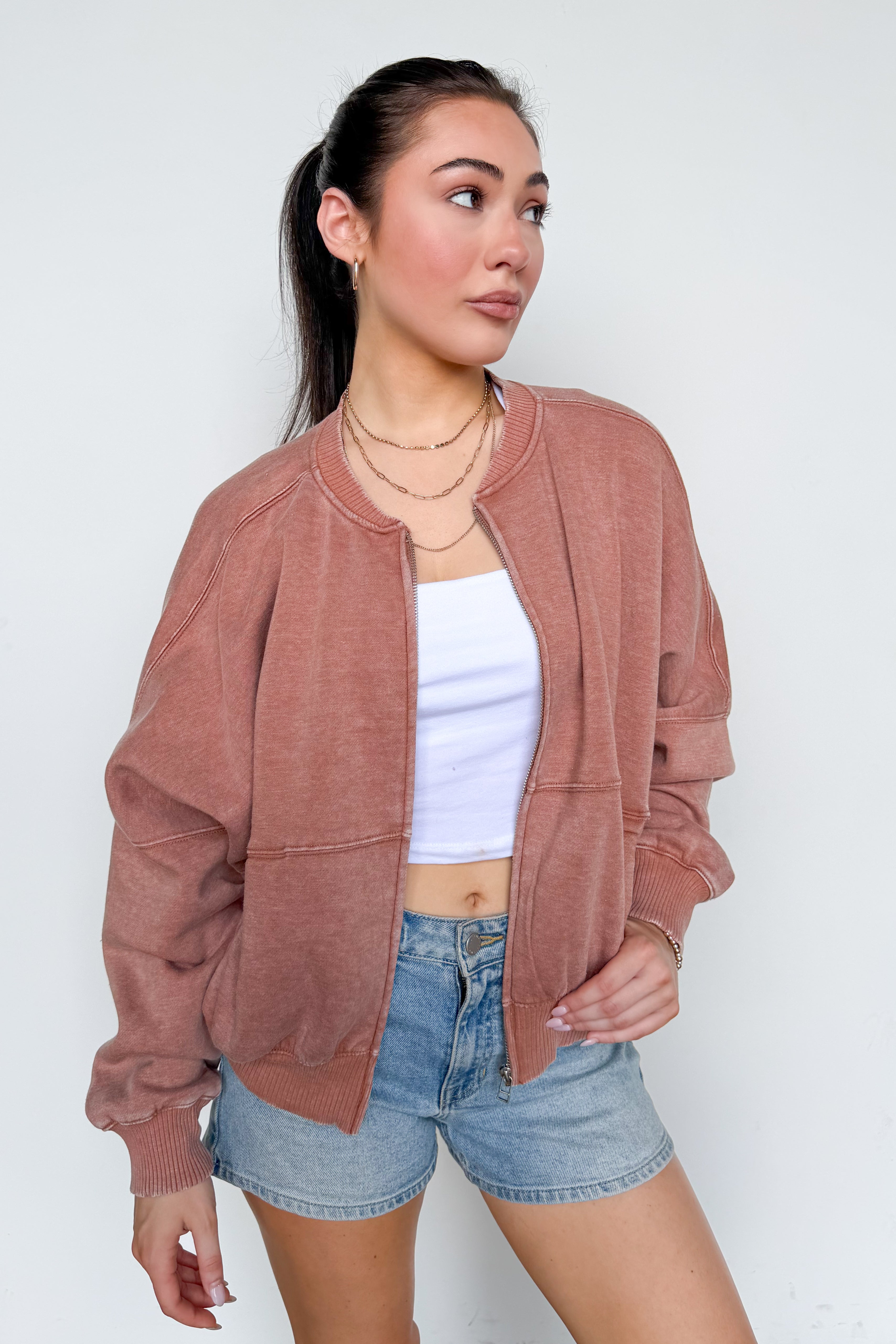 Vintage Drift Acid Washed Fleece Jacket - BACK IN STOCK