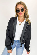 Vintage Drift Acid Washed Fleece Jacket - BACK IN STOCK - Madison and Mallory