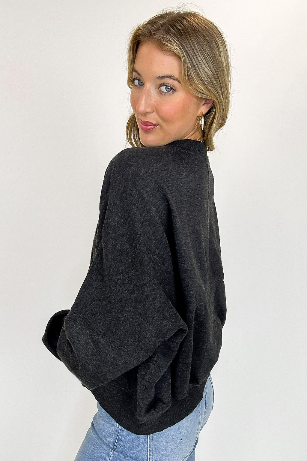 Vintage Drift Acid Washed Fleece Jacket - BACK IN STOCK - Madison and Mallory