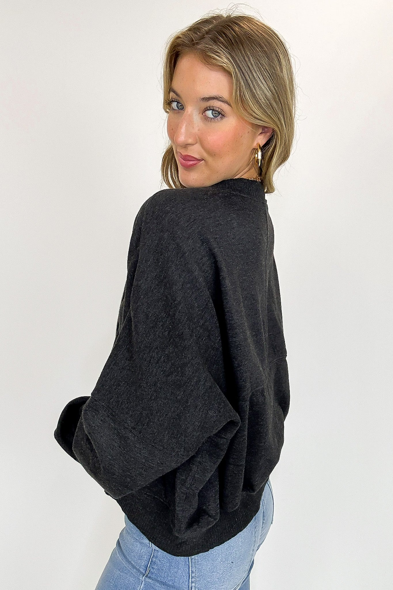 Vintage Drift Acid Washed Fleece Jacket - Madison and Mallory