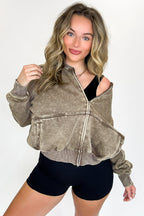 Vintage Drift Acid Washed Fleece Jacket - BACK IN STOCK - Madison and Mallory