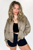 Vintage Drift Acid Washed Fleece Jacket - BACK IN STOCK - Madison and Mallory