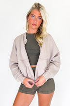 Vintage Drift Acid Washed Fleece Jacket
