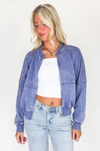 Vintage Drift Acid Washed Fleece Jacket - Madison and Mallory