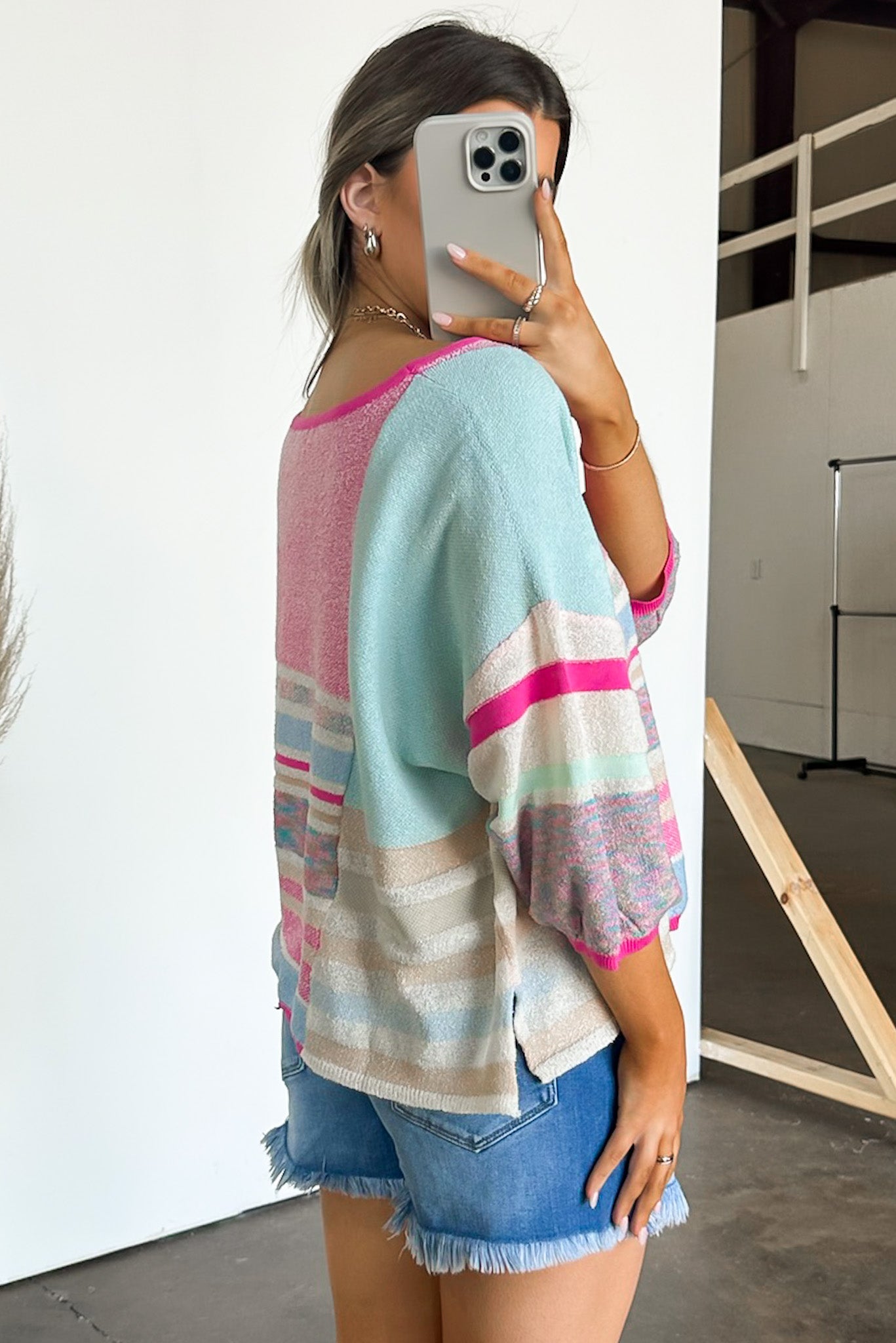  Vivendel Color Block Striped Knit Sweater - BACK IN STOCK - Madison and Mallory