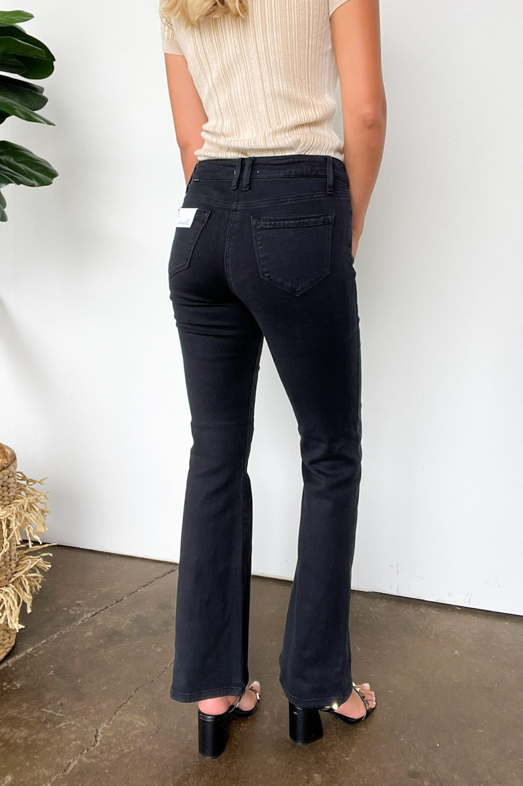 Viviane Mid Rise Skinny Bootcut Jeans - FINAL SALE - Madison and Mallory