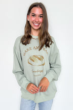 Wake and Bake Sourdough Graphic Pullover - FINAL SALE - Madison and Mallory