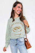 Wake and Bake Sourdough Graphic Pullover - FINAL SALE - Madison and Mallory