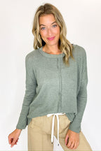 Wanderlight Jacquard Knit Dolman Sleeve Top - FINAL SALE - Madison and Mallory