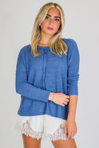 Wanderlight Jacquard Knit Dolman Sleeve Top