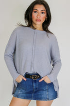 Wanderlight Jacquard Knit Dolman Sleeve Top