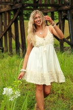 Wanderwind Textured Tassel Dress - Madison and Mallory