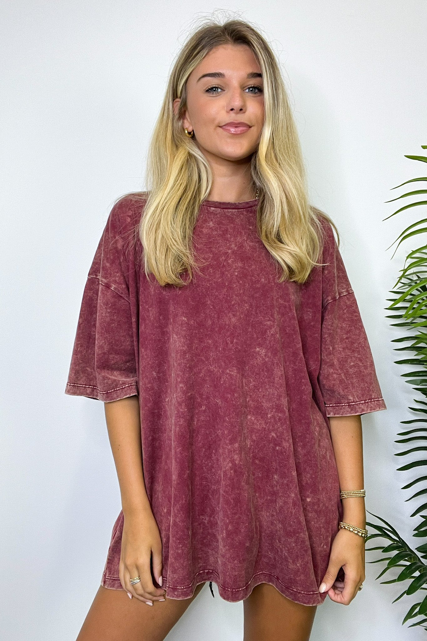  Weekend Awaits Mineral Wash Oversized Top - BACK IN STOCK - Madison and Mallory