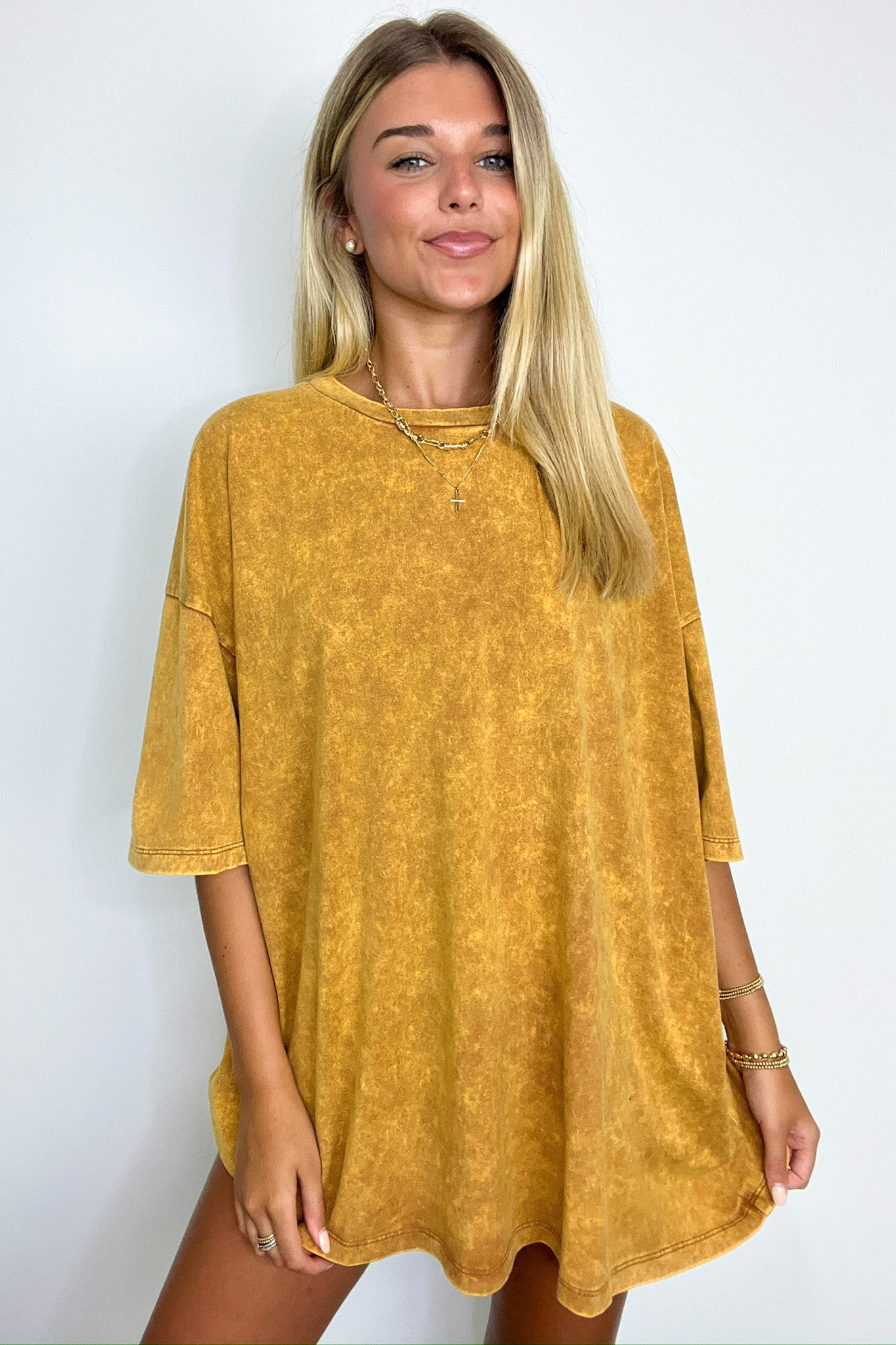  Weekend Awaits Mineral Wash Oversized Top - BACK IN STOCK - Madison and Mallory