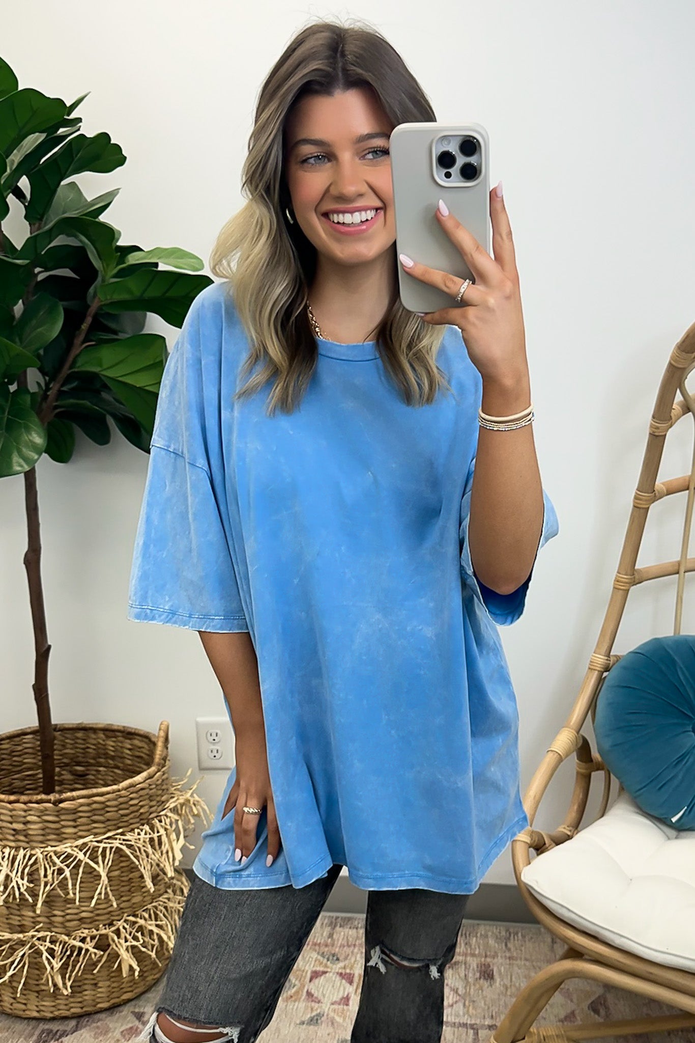 MADAME WASHED OUT SHIRT | SHIRT/BLOUSE | MADISONBLUE