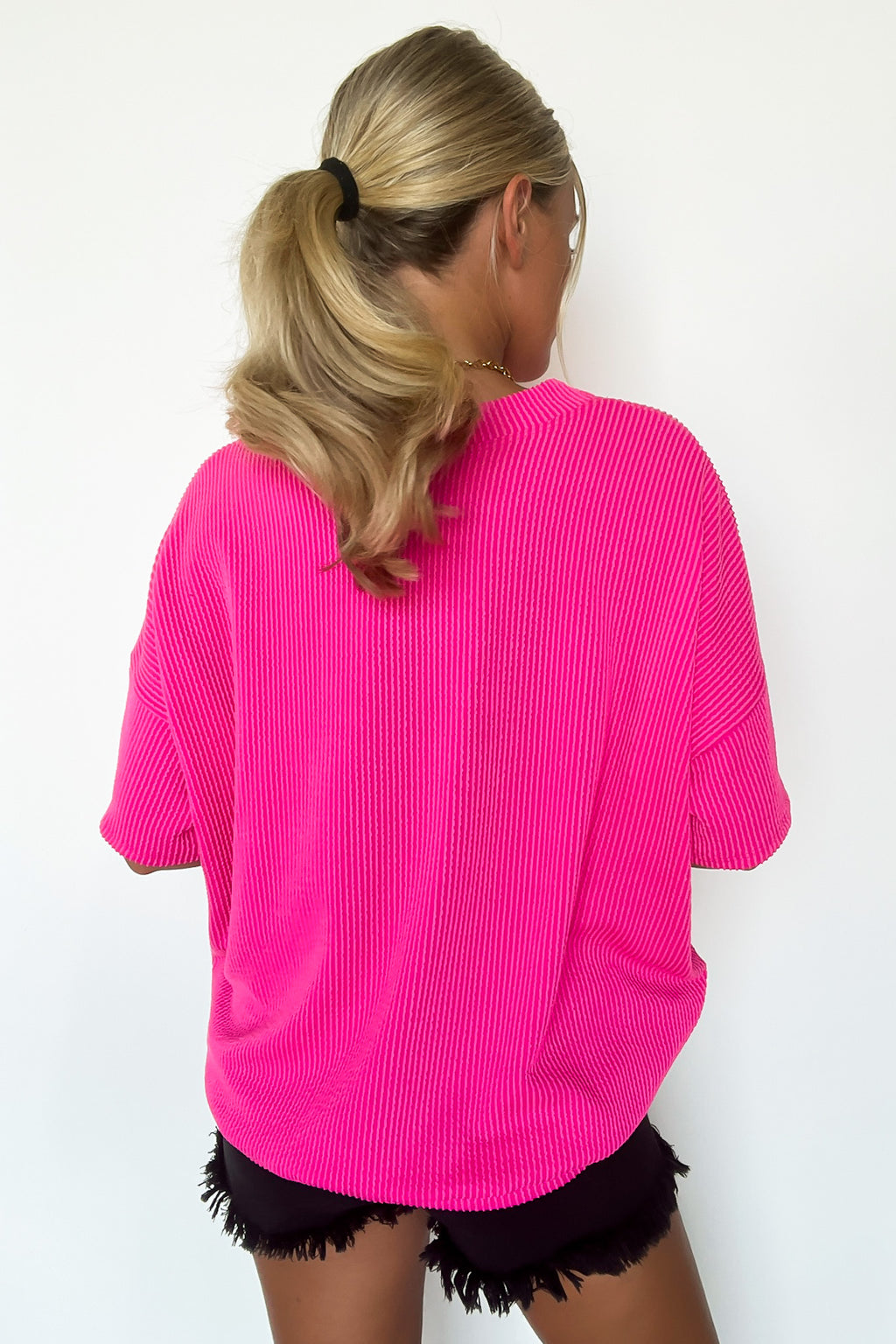  Weekend Getaway Rib Knit Oversized Top - BACK IN STOCK - Madison and Mallory