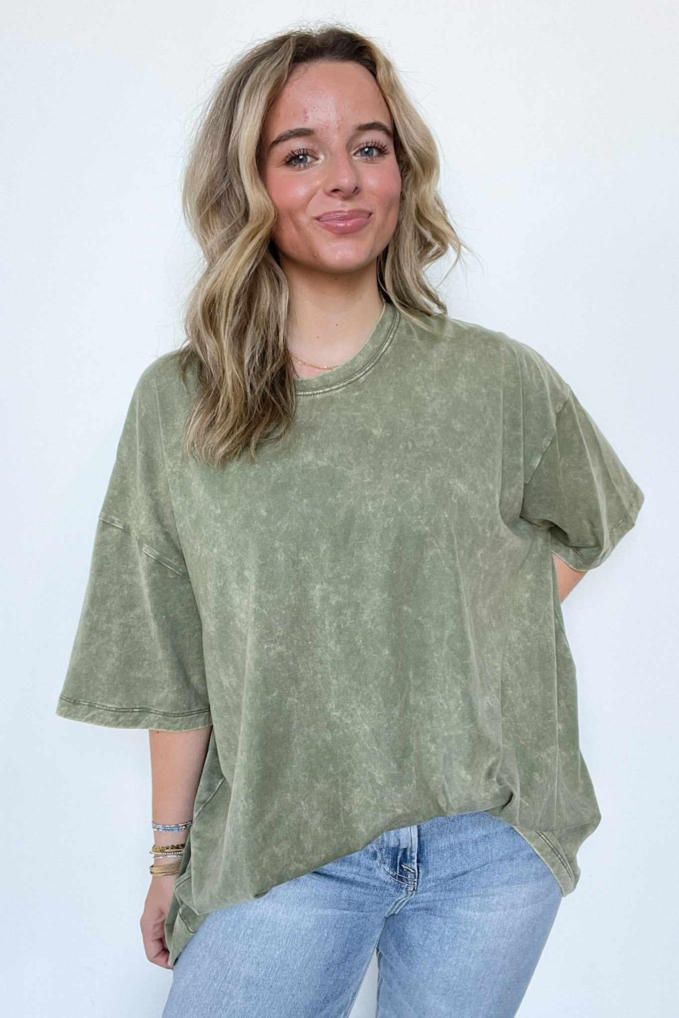 Weekend Awaits Mineral Wash Oversized Top - BACK IN STOCK - Madison and Mallory