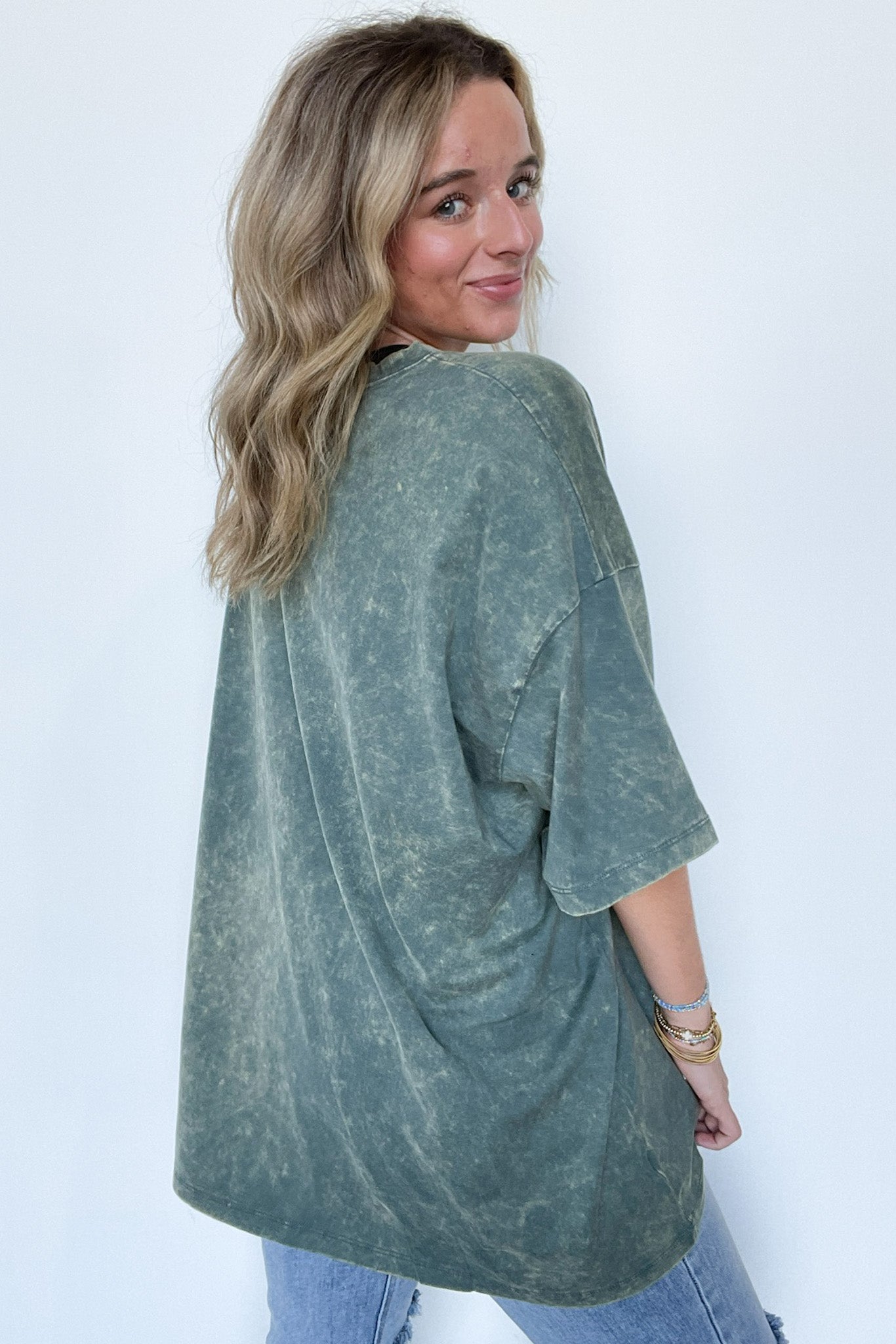  Weekend Awaits Mineral Wash Oversized Top - BACK IN STOCK - Madison and Mallory