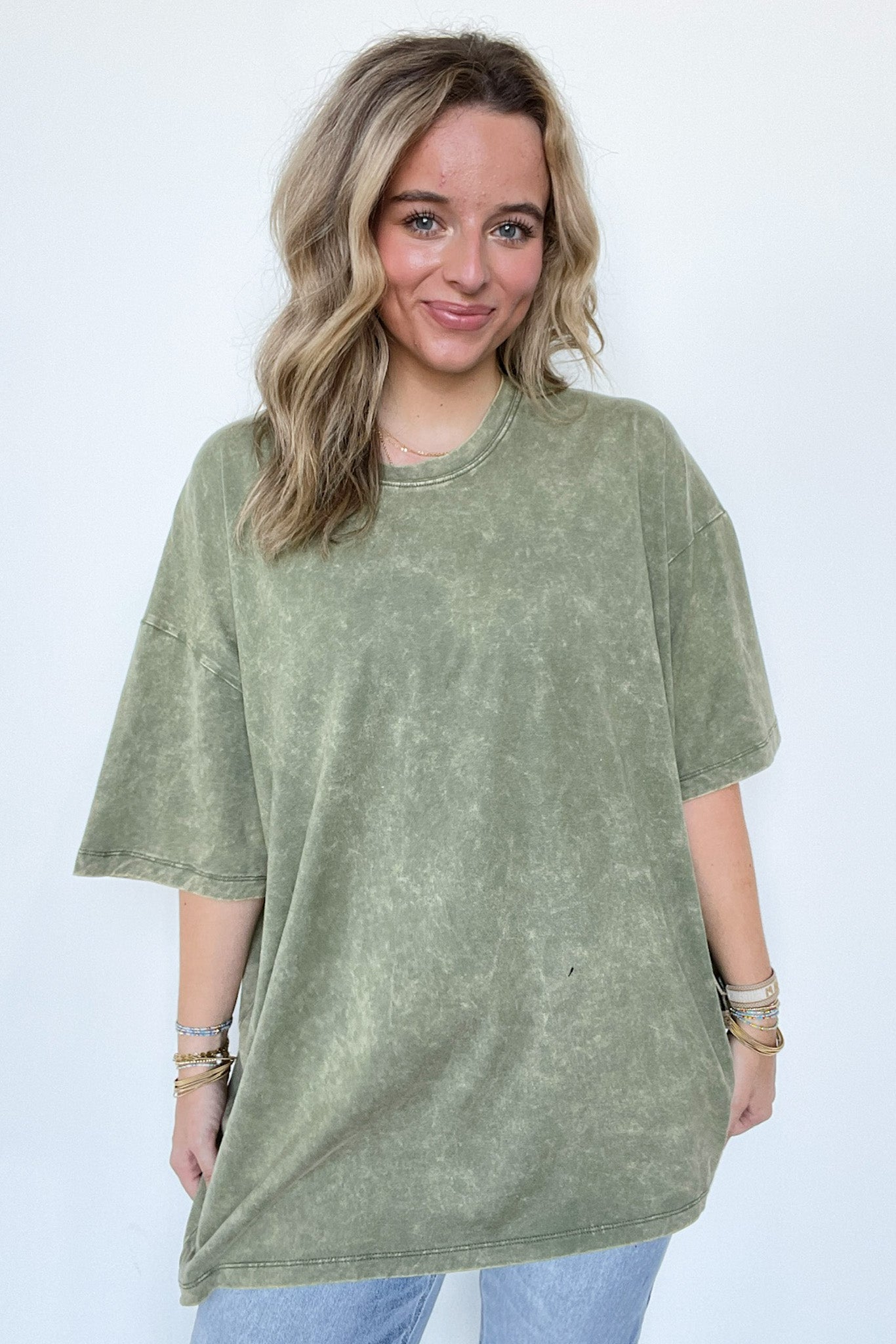  Weekend Awaits Mineral Wash Oversized Top - BACK IN STOCK - Madison and Mallory