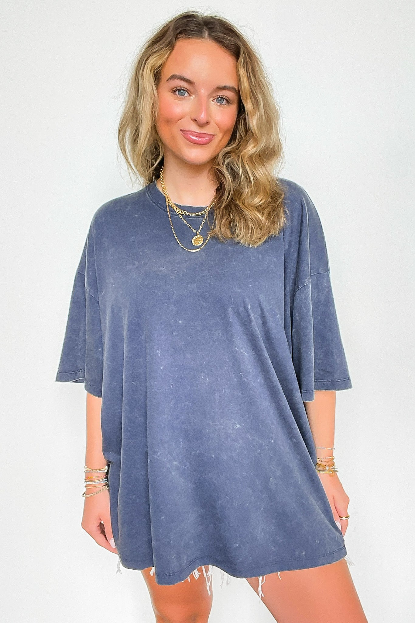 Weekend Awaits Mineral Wash Oversized Top - BACK IN STOCK