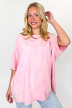 Weekend Awaits Mineral Wash Oversized Top - BACK IN STOCK - Madison and Mallory