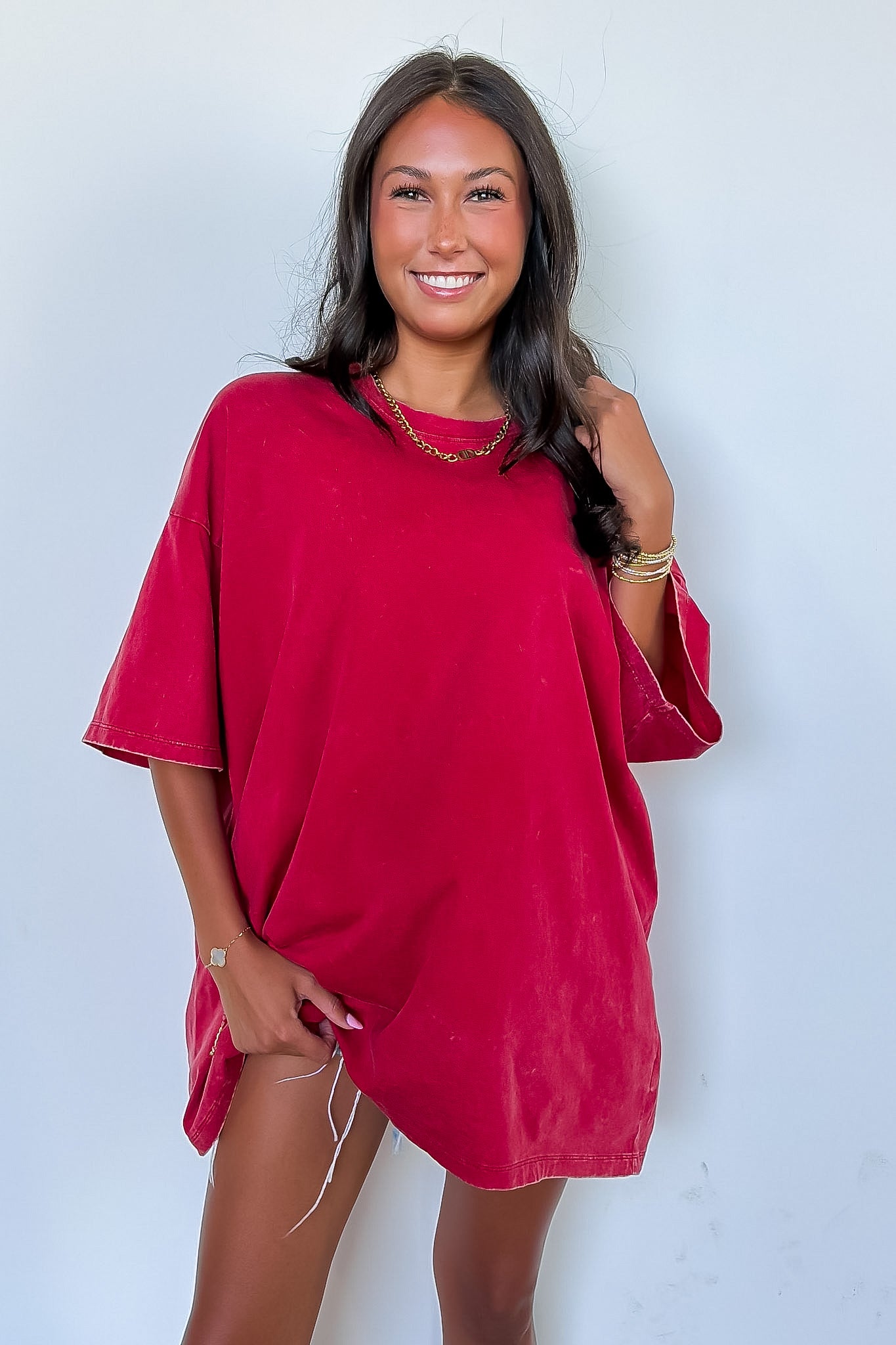 Weekend Awaits Mineral Wash Oversized Top - BACK IN STOCK