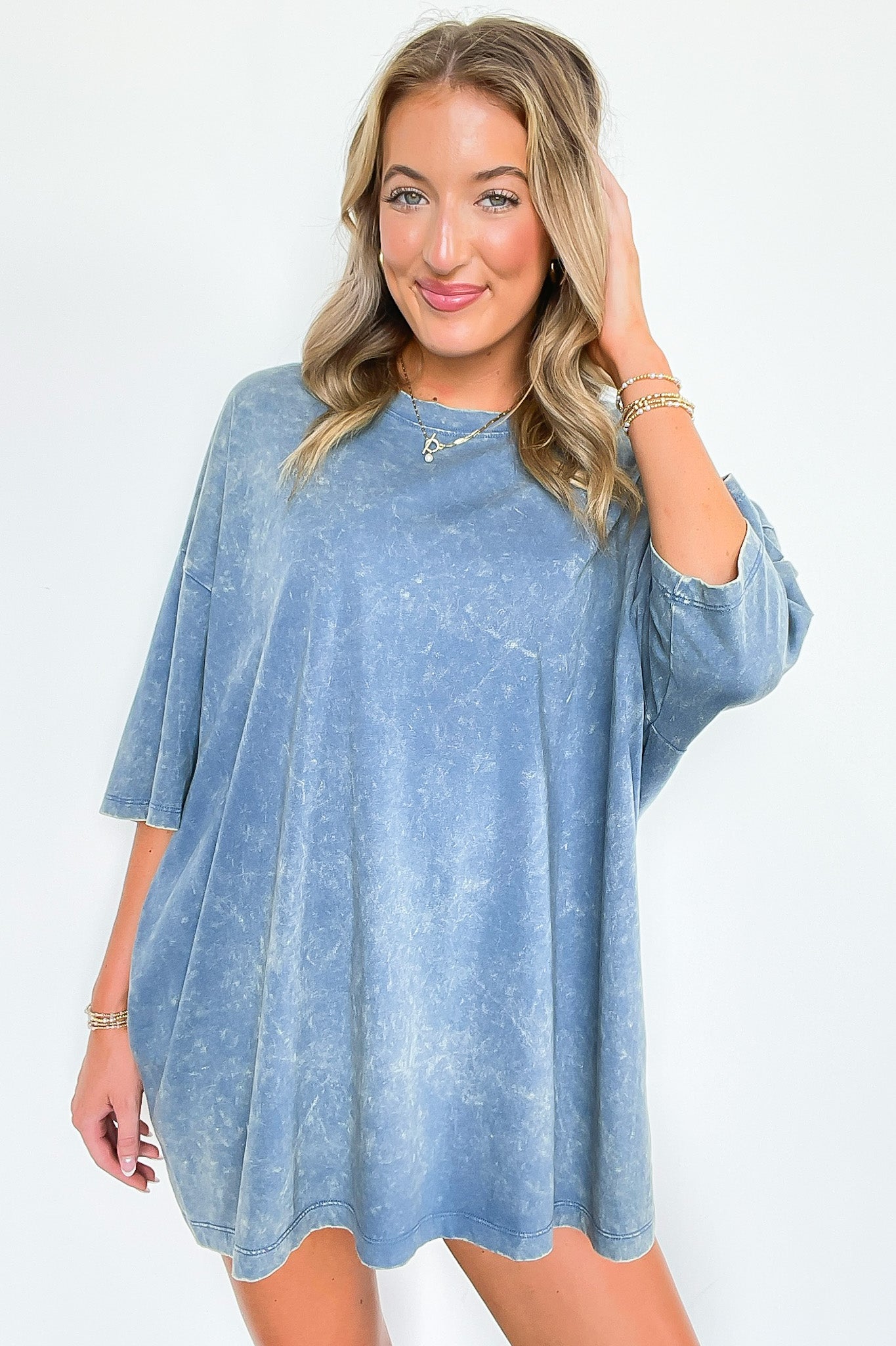Weekend Awaits Mineral Wash Oversized Top - BACK IN STOCK - Madison and Mallory