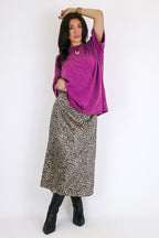 Weekend Awaits Mineral Wash Oversized Top