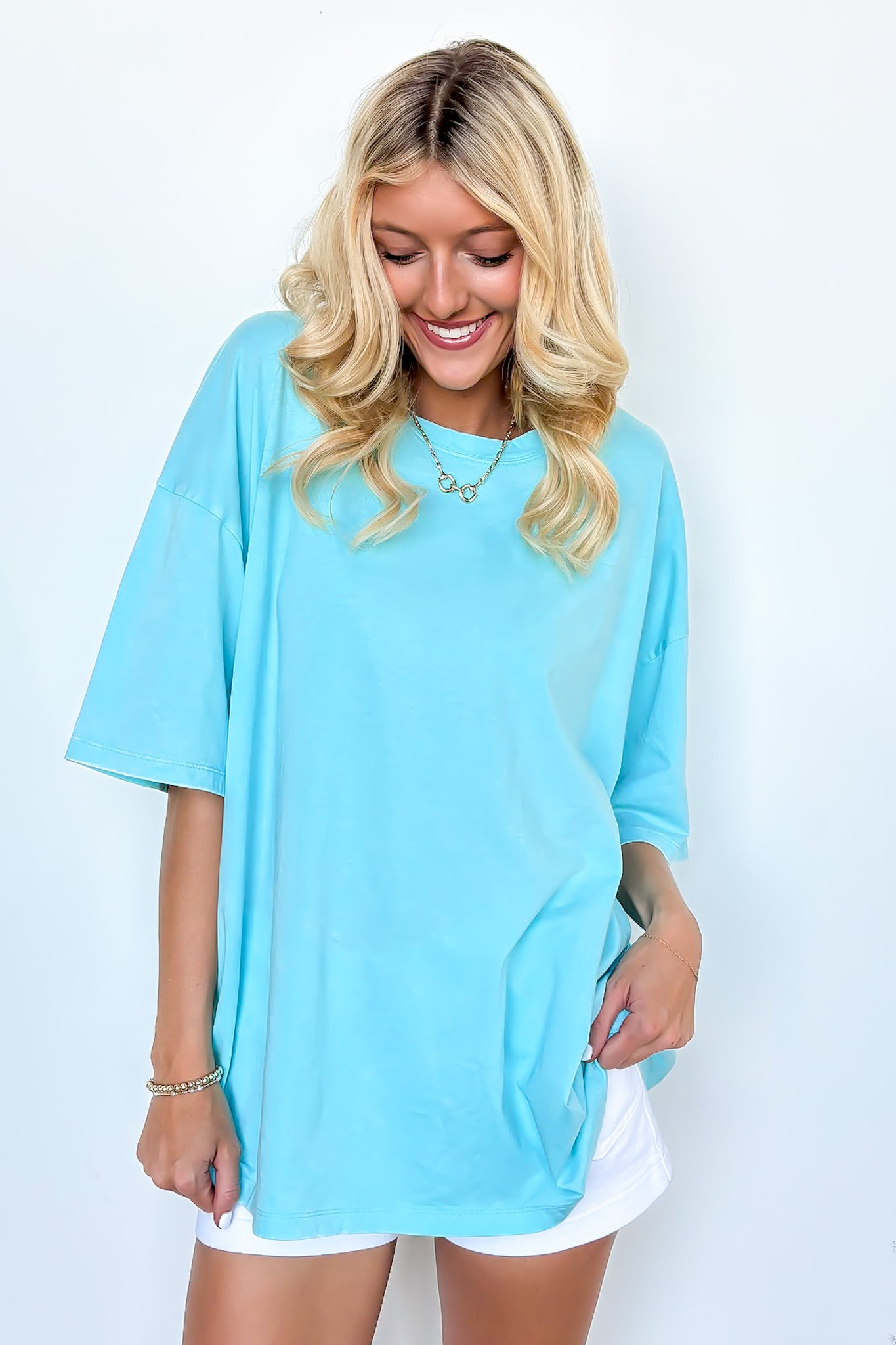 Weekend Awaits Mineral Wash Oversized Top - BACK IN STOCK