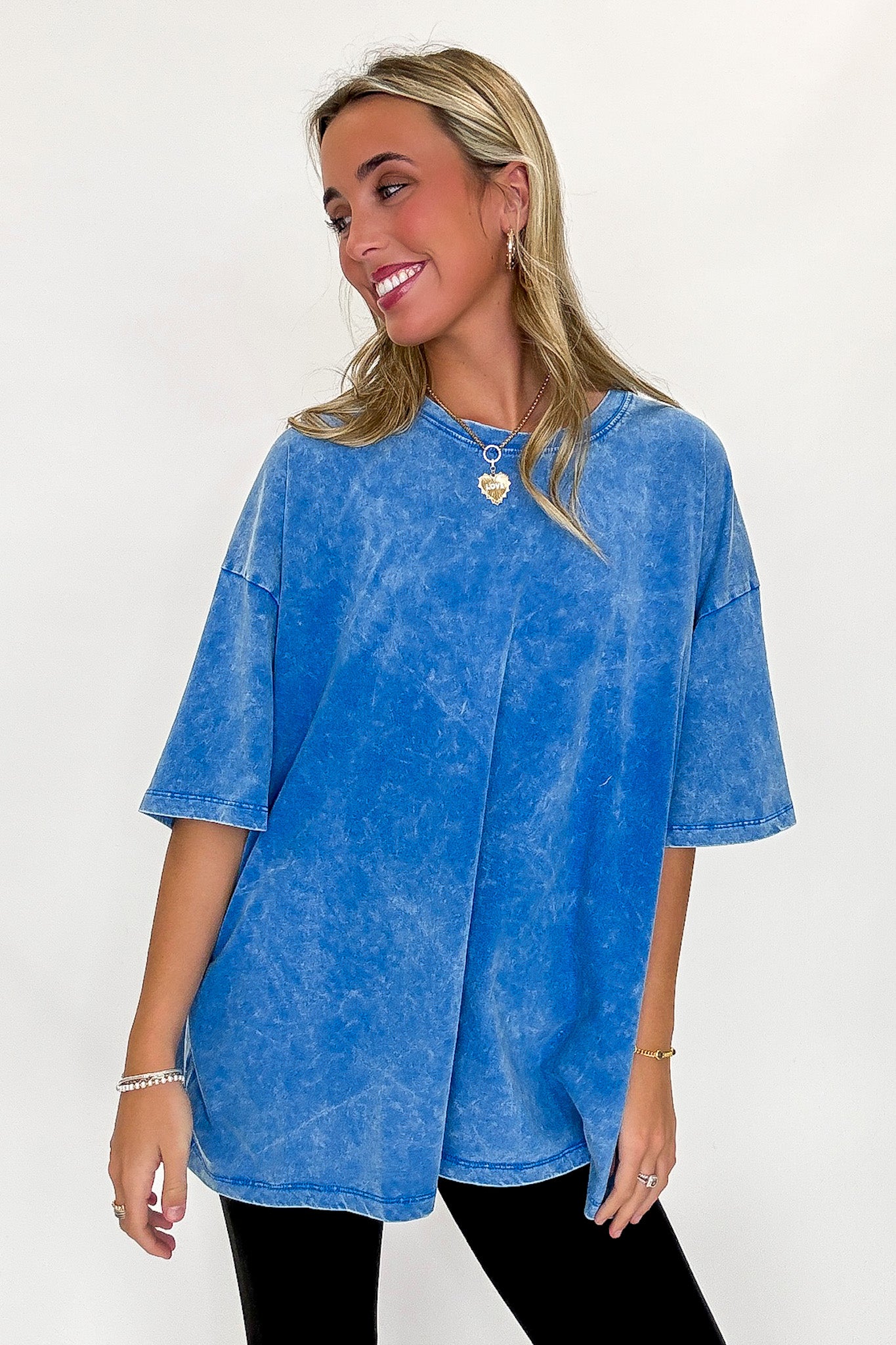 Weekend Awaits Mineral Wash Oversized Top - BACK IN STOCK
